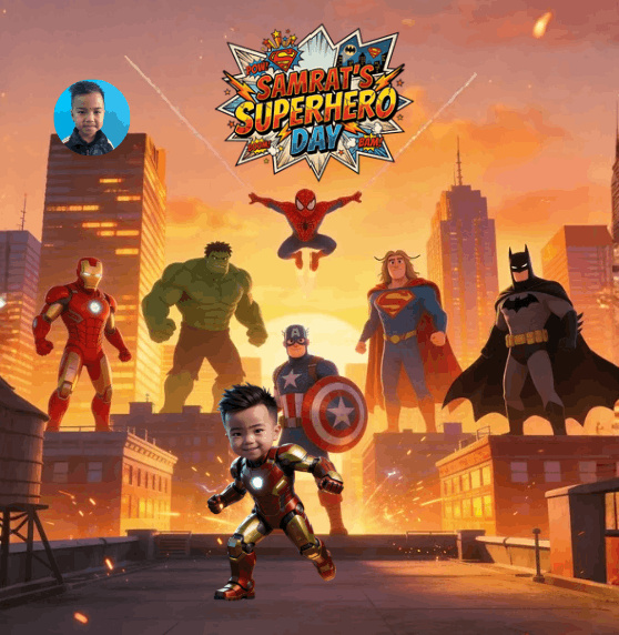 Samrat’s Superhero Day